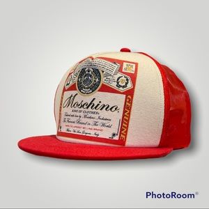 MOSCHINO BUDWEISER CAP 🔥